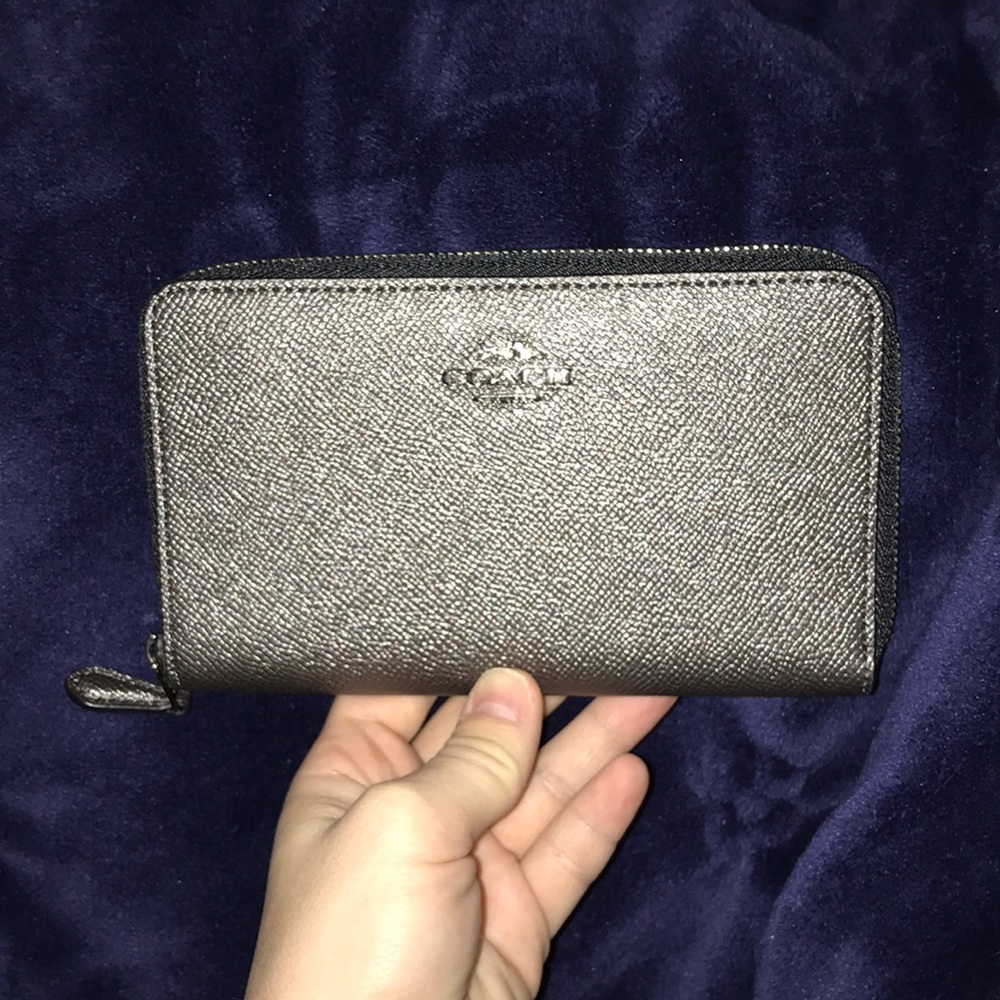 Coach Metallic Women’s Zip Around Wallet